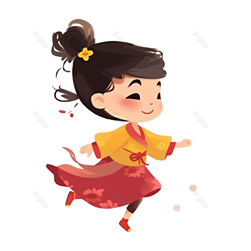 儿童节图片,卡通元素,奔跑PNG,儿童免抠素材